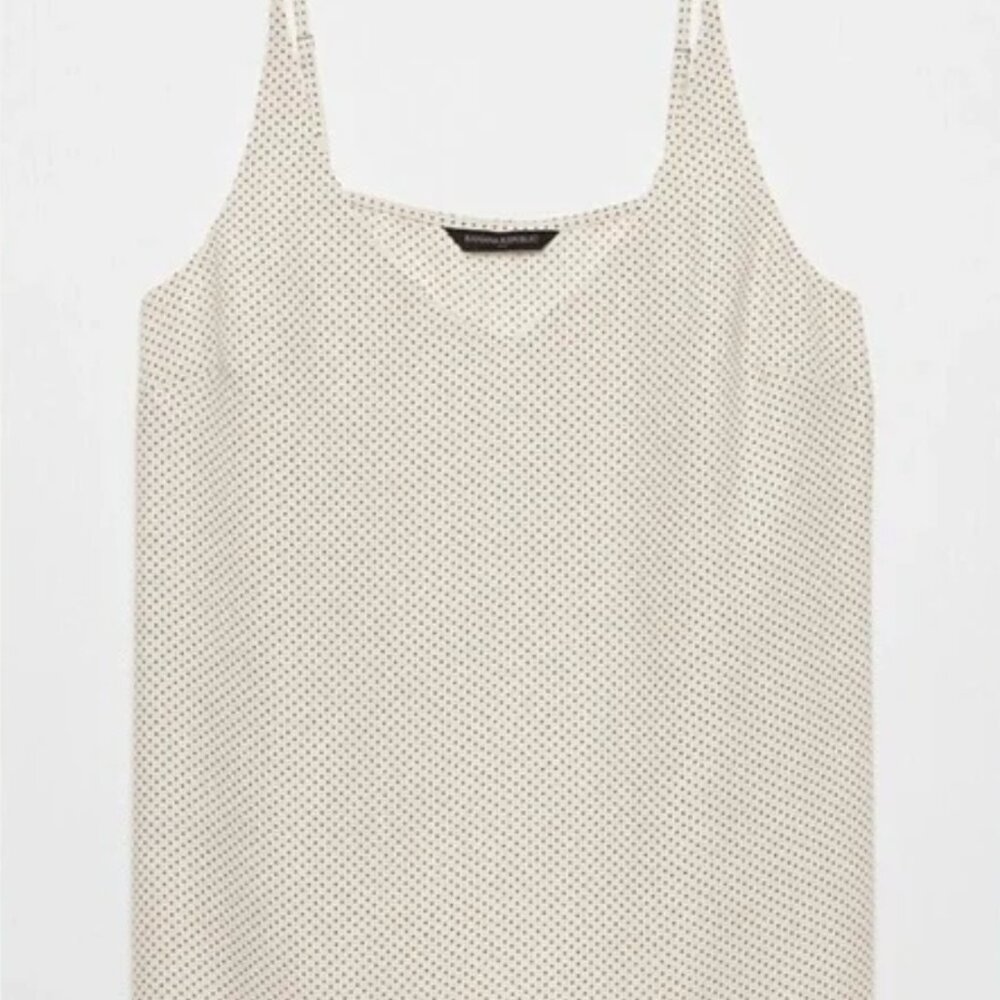 Banana Republic Micro Polka Dot Tank XS
